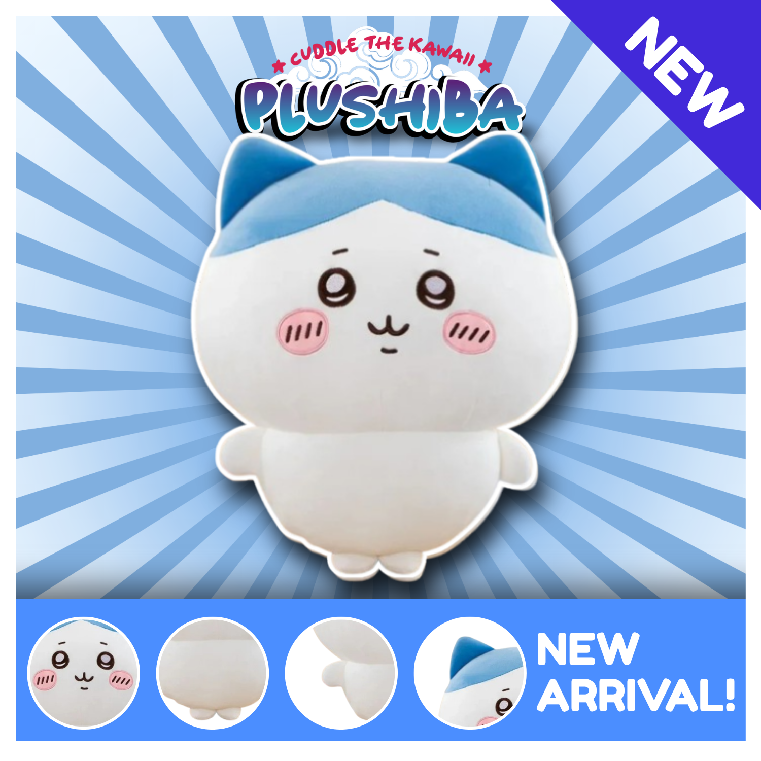 Hachiware Plush Doll